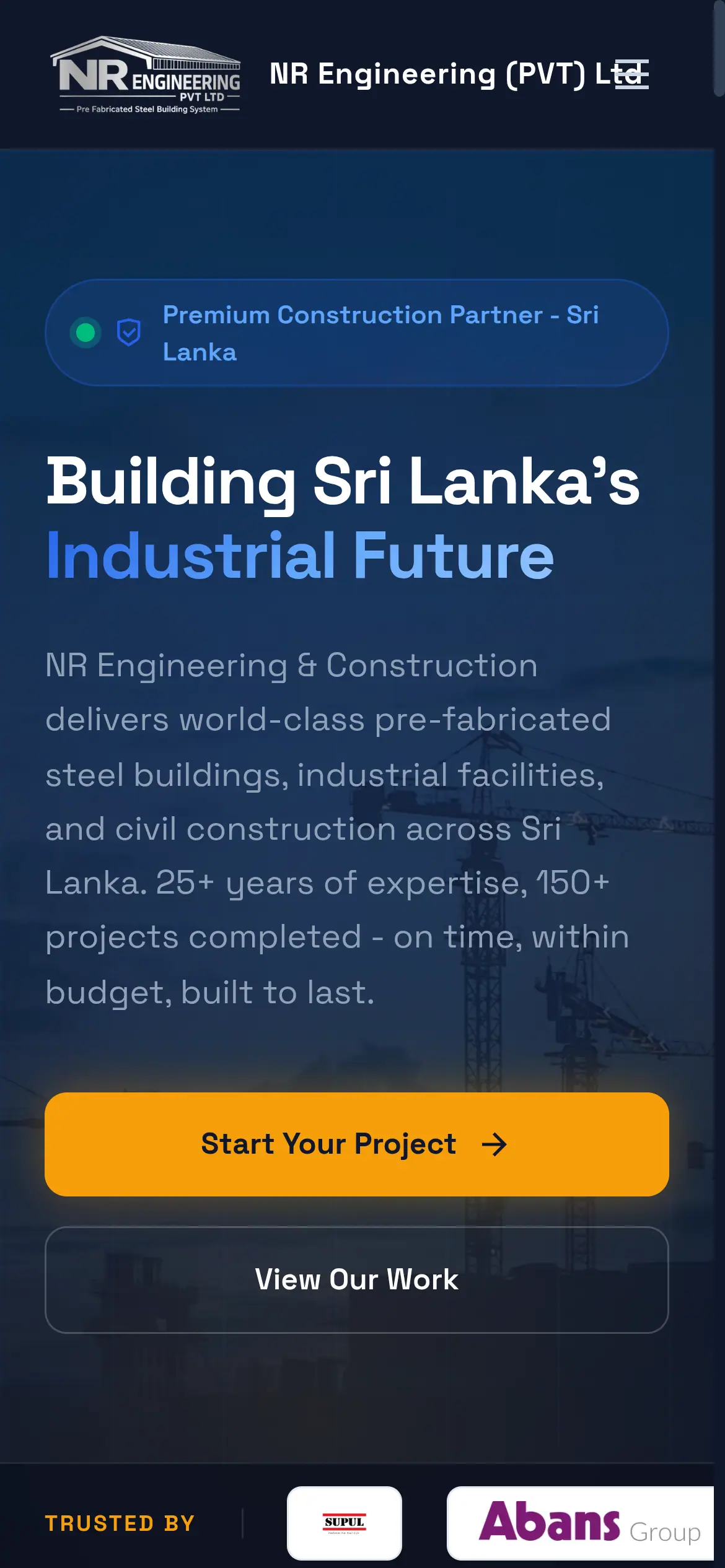 NR Engineering on a phone